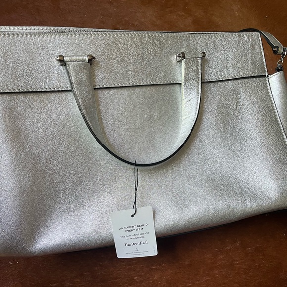 Barbara bui leather metallic bag - Picture 4 of 11